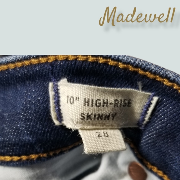 Madewell 10" High-Rise Skinny Jean - Picture 6 of 8